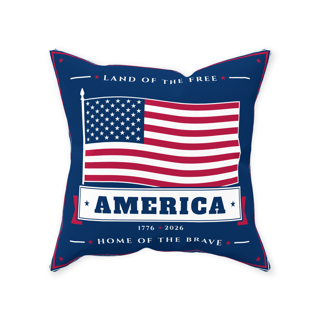 America Outdoor Pillow
