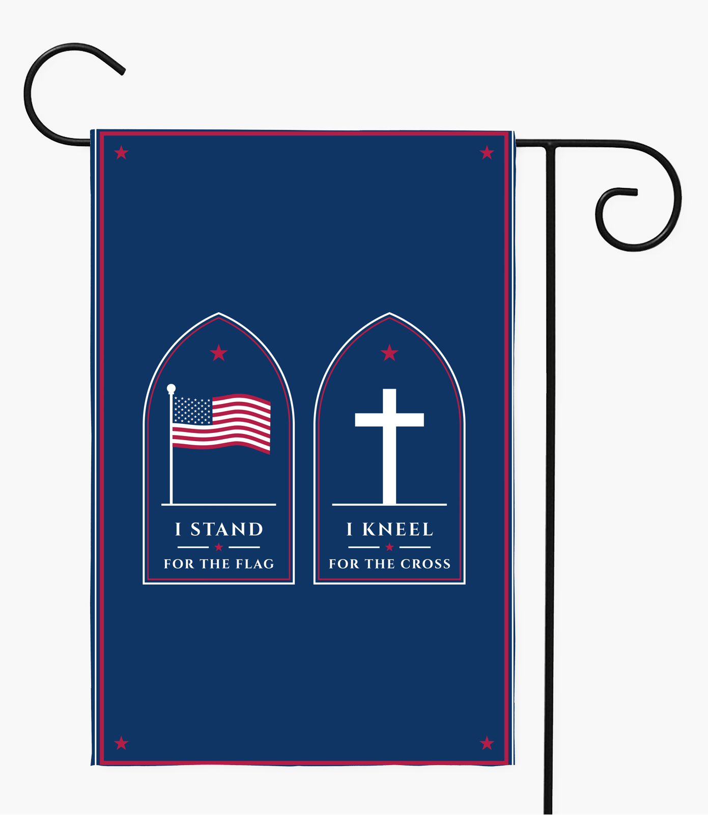 Stand for the Flag Garden Flag