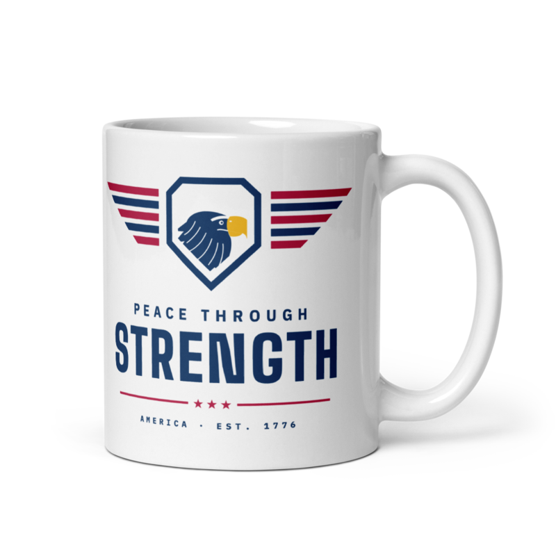 Peace Through Strength Mug