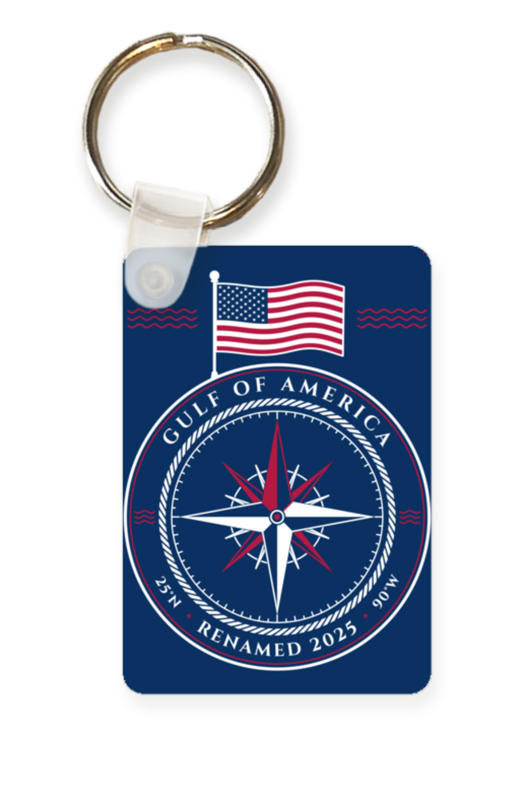 Gulf of America Metal Key Chain