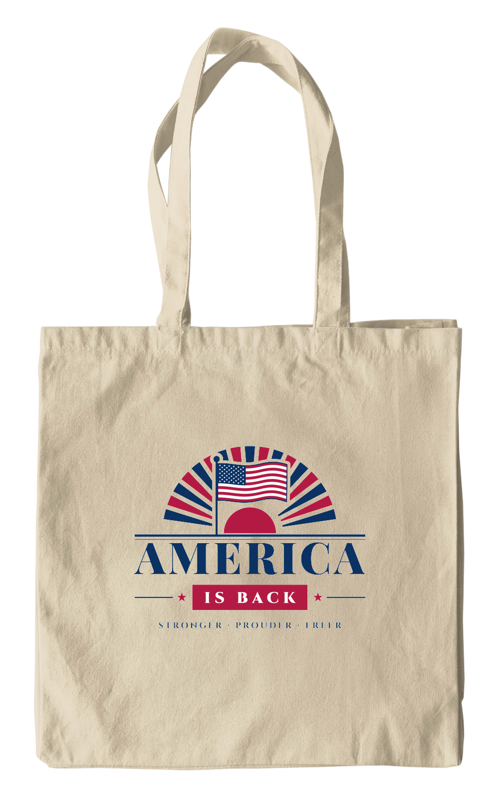 America Is Back Canvas Tote