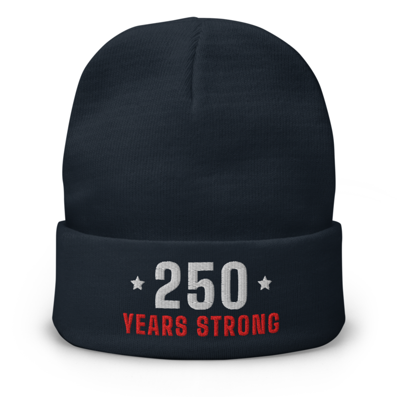 250 Years Strong Beanie in Navy