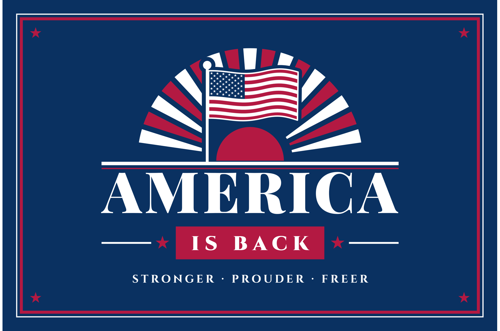 America Is Back 1000-Piece Puzzle