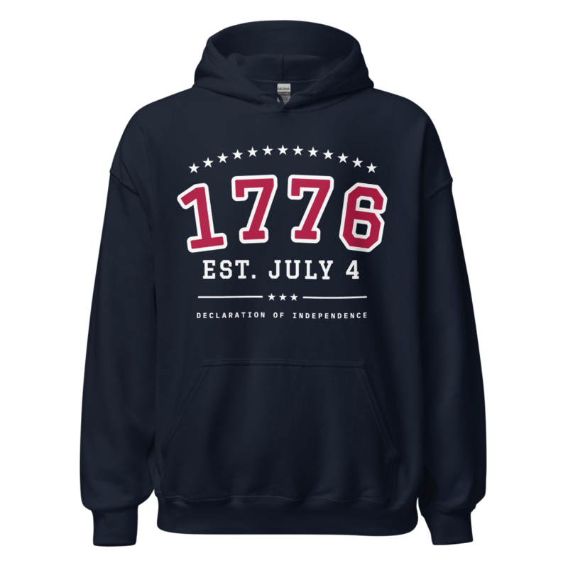 1776 Hoodie in Navy