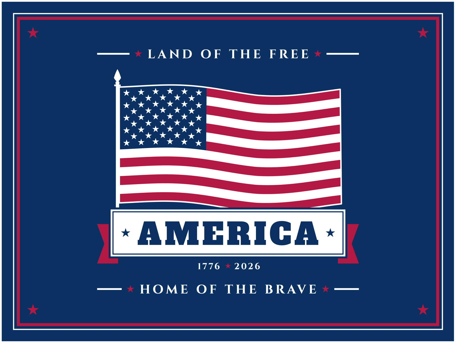 America Fine Art Print