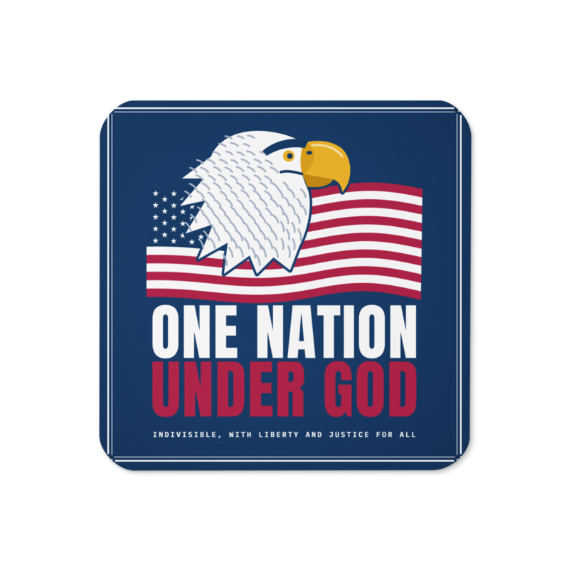 One Nation Under God Coaster