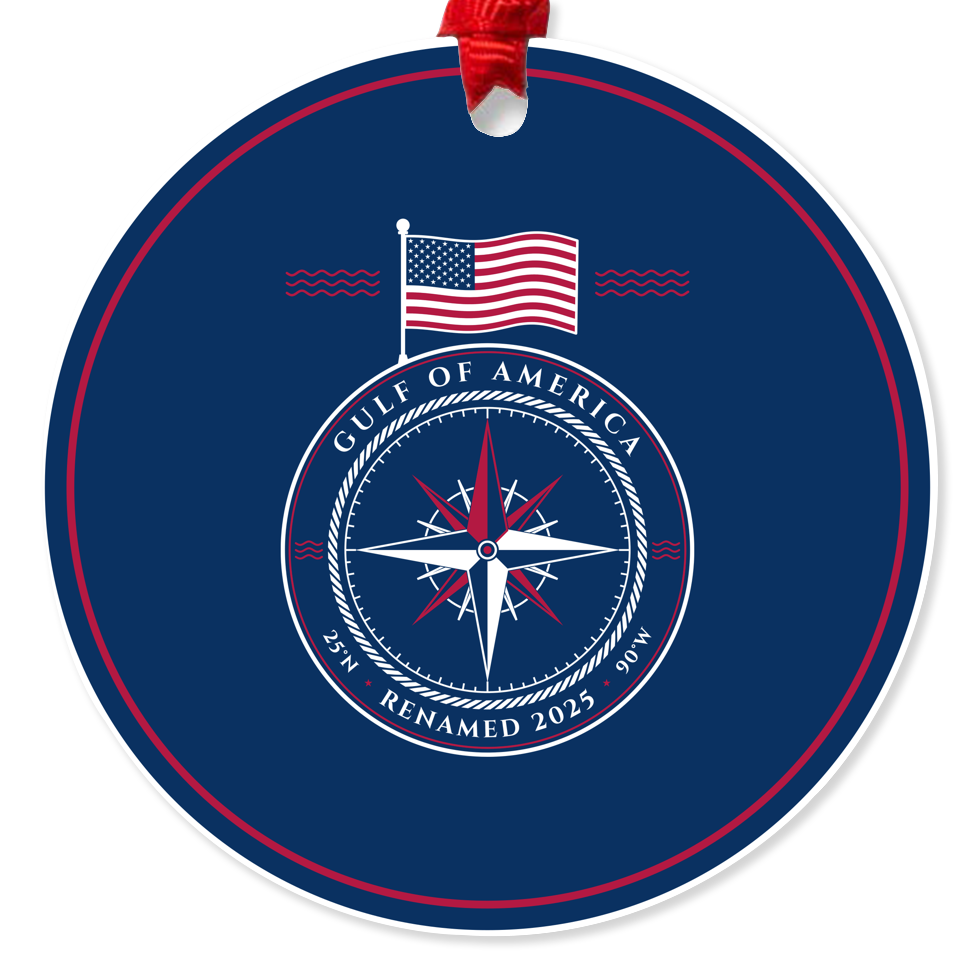 Gulf of America Acrylic Ornament