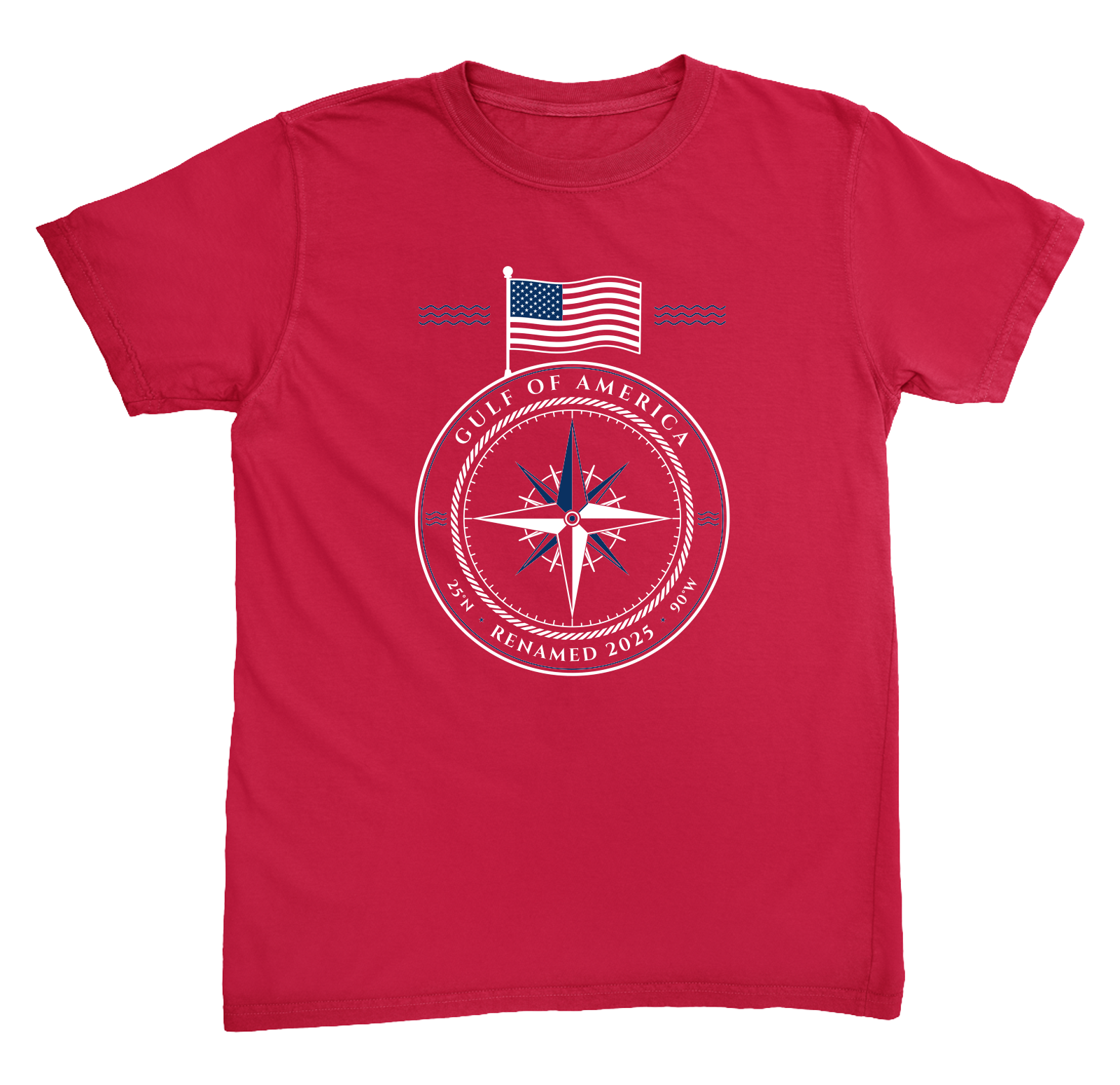 Gulf of America Heavyweight Tee in Red