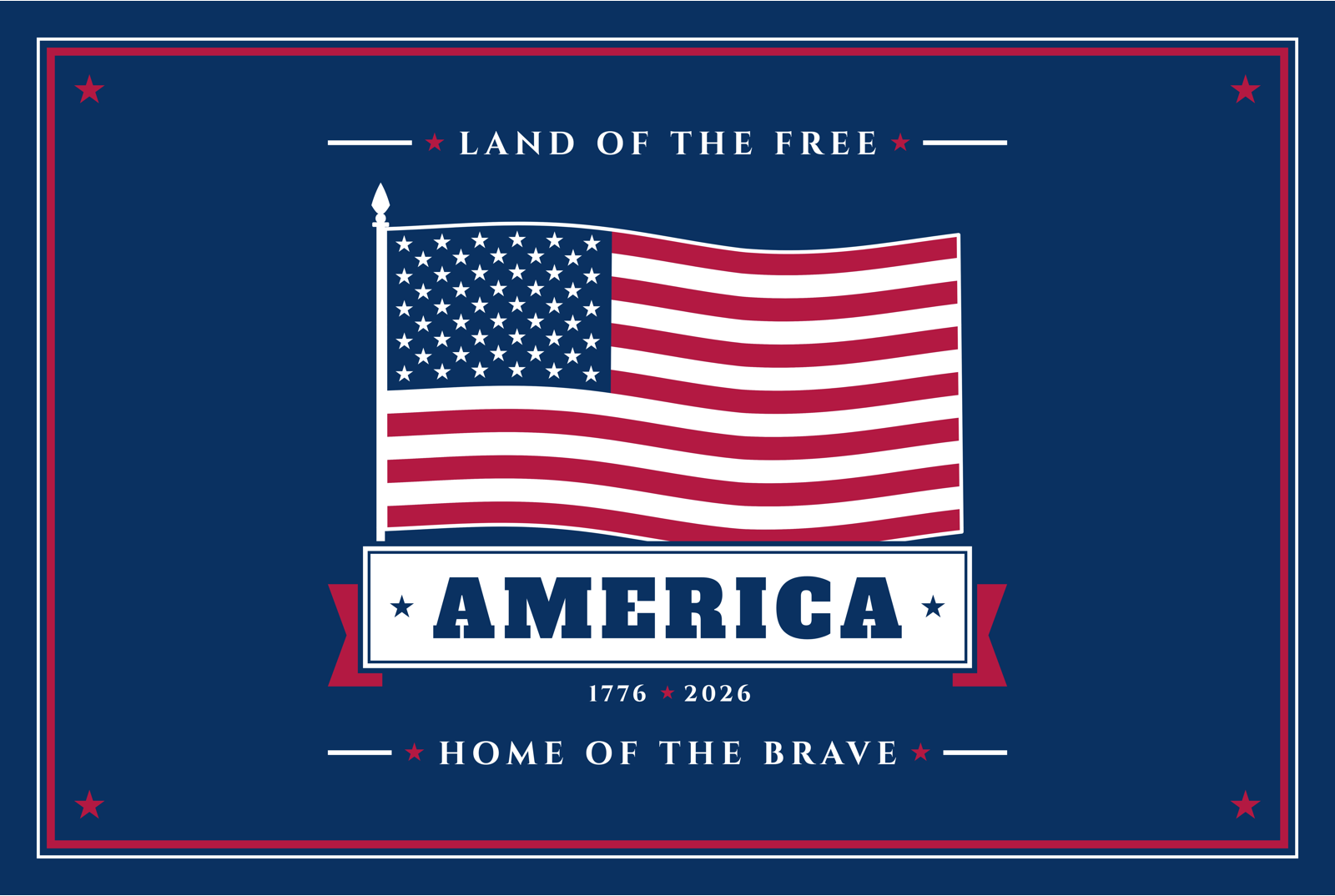 America Matte Poster