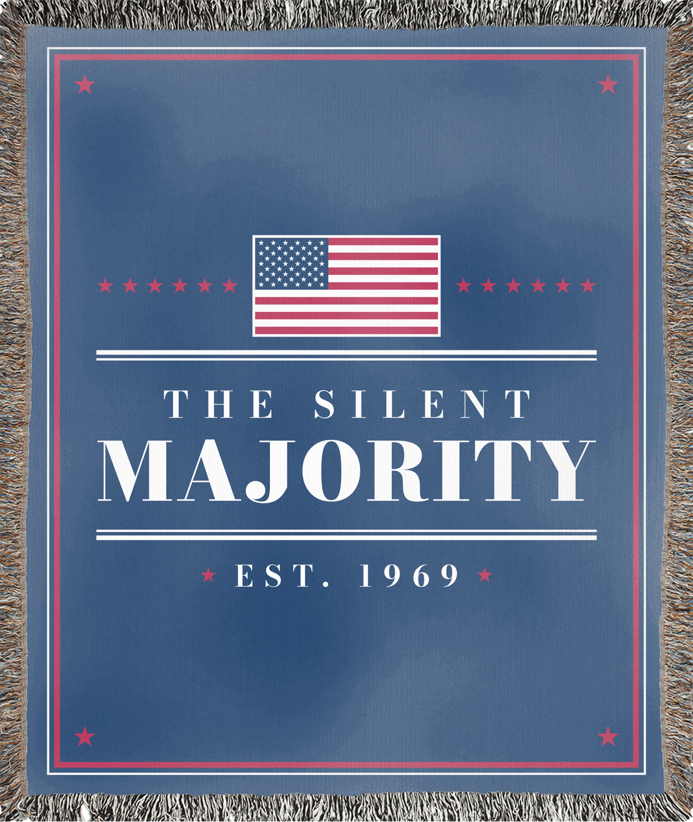 The Silent Majority Woven Blanket