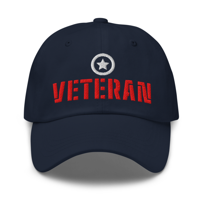 U.S. Veteran Dad Hat in Navy