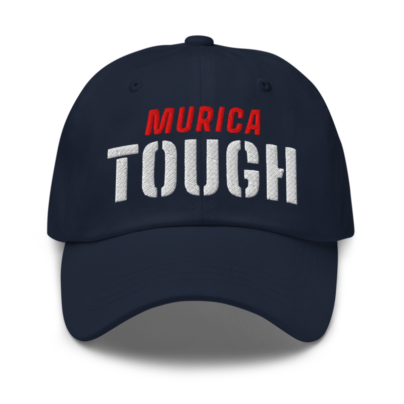 Murica Tough Dad Hat in Navy