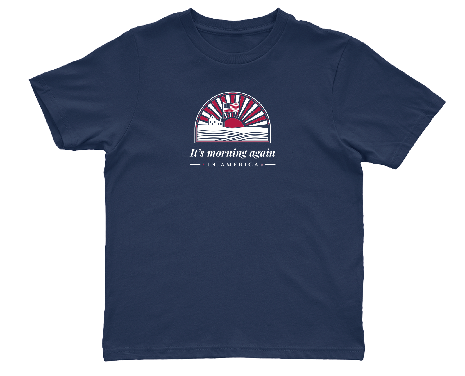 Morning in America Youth Tee in True Navy