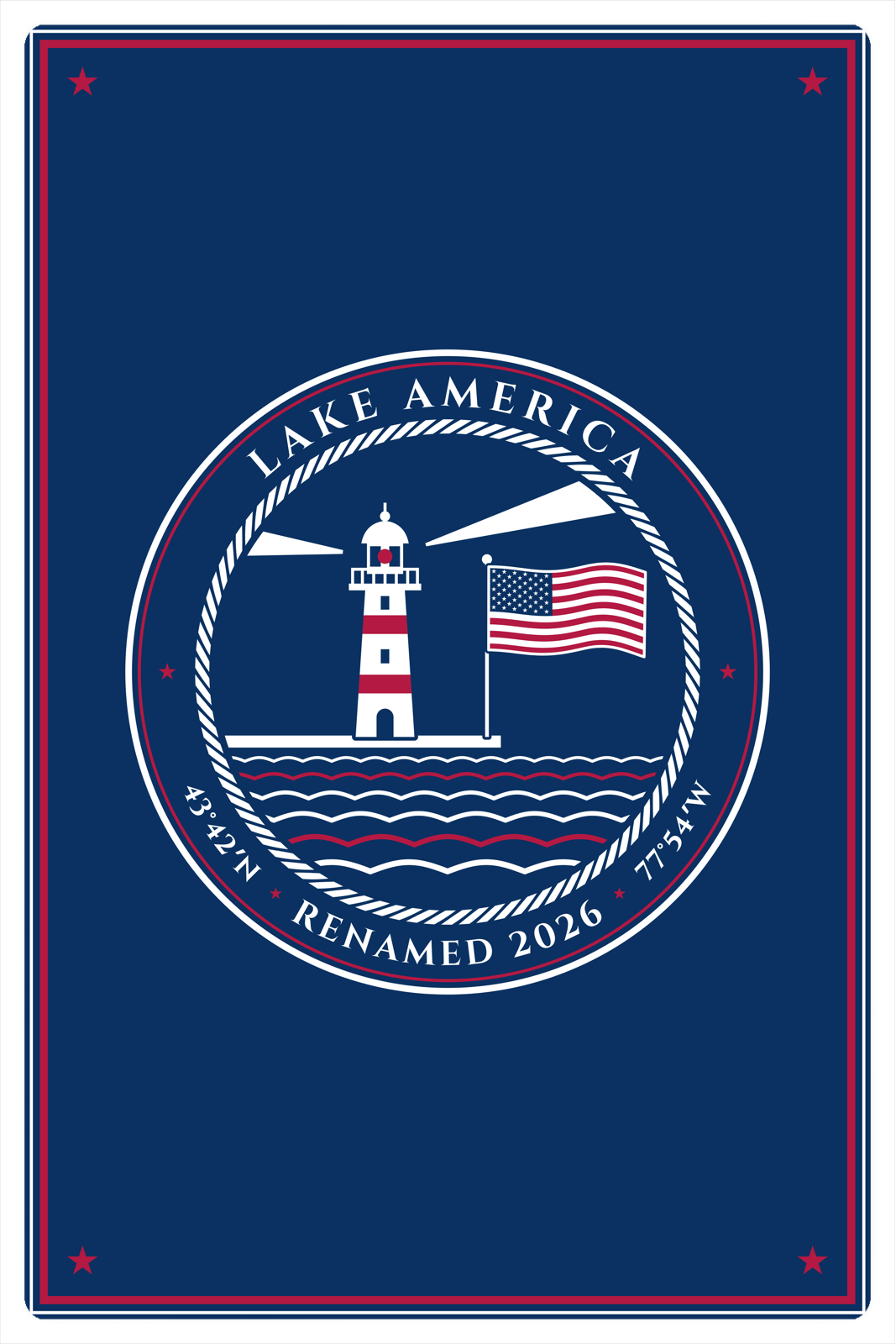 Lake America Photo Magnet