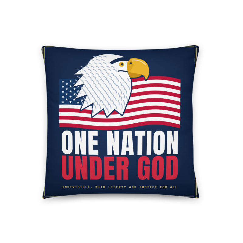 One Nation Under God Throw Pillow