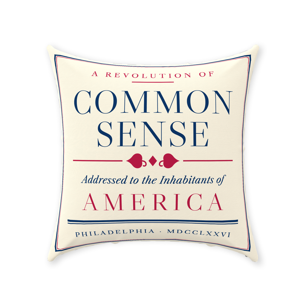 Common Sense Linen Throw Pillow