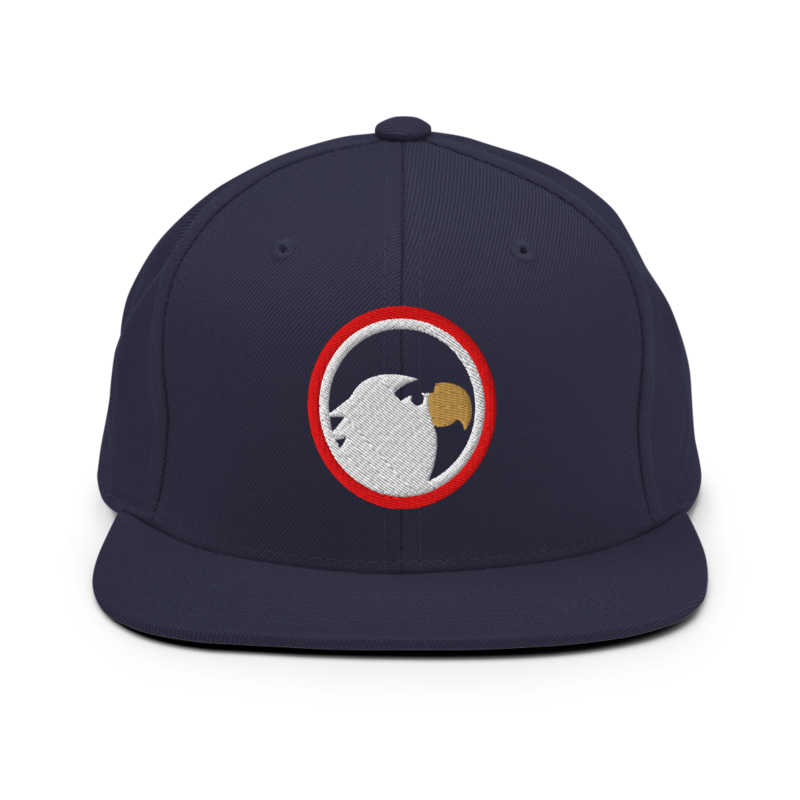 PatriotMurica Crest Snapback in Navy