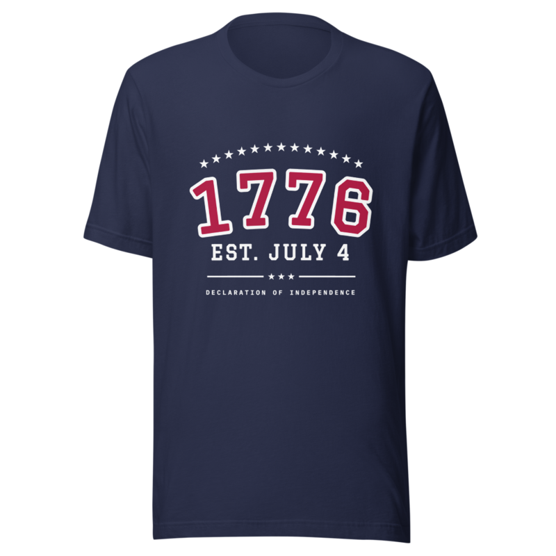 1776 Tee in Navy