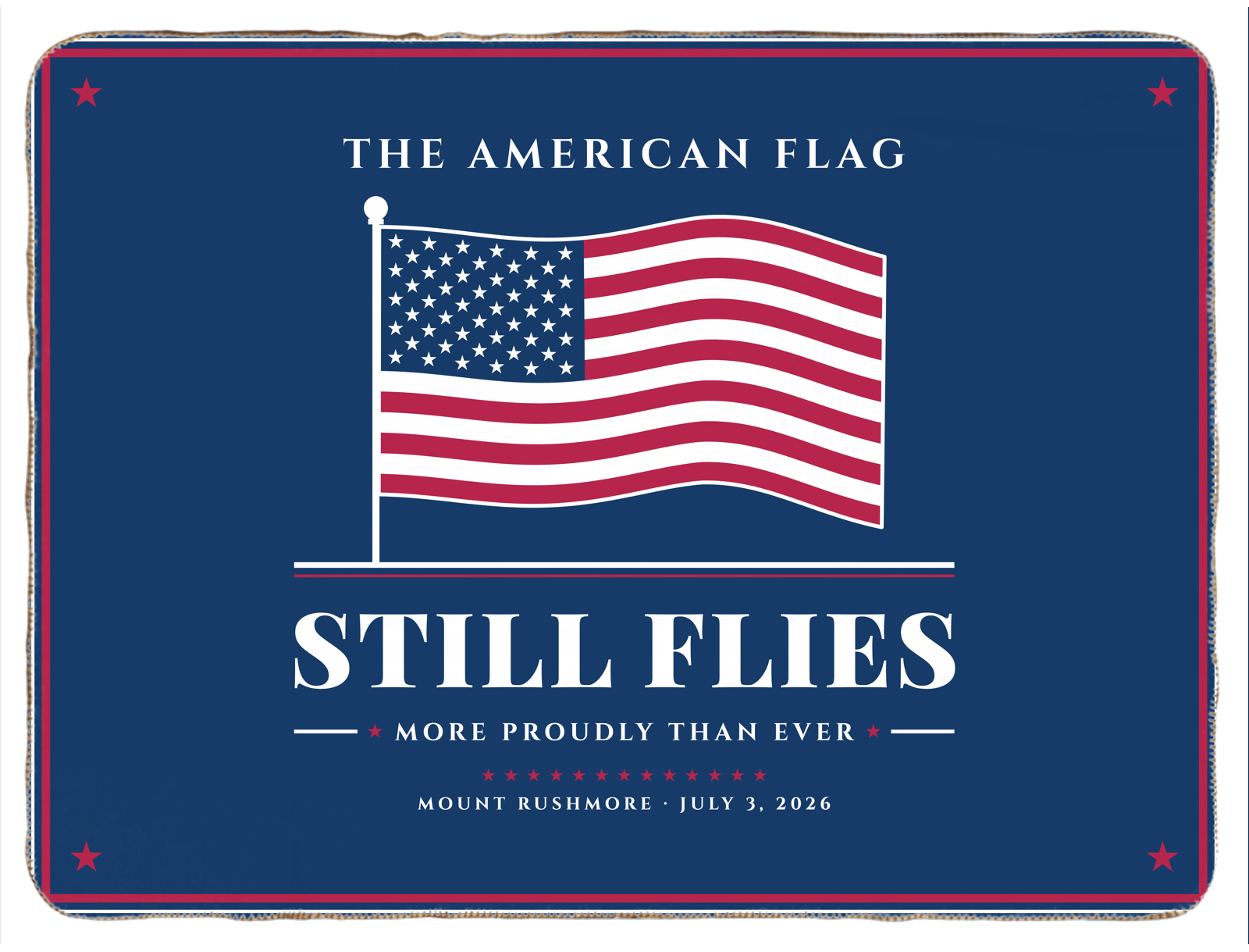 The American Flag Still Flies Baby Sherpa Blanket