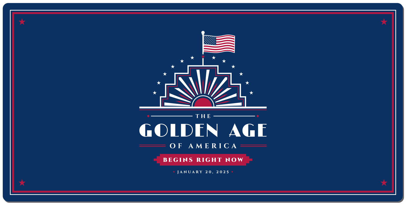 The Golden Age Desk Mat