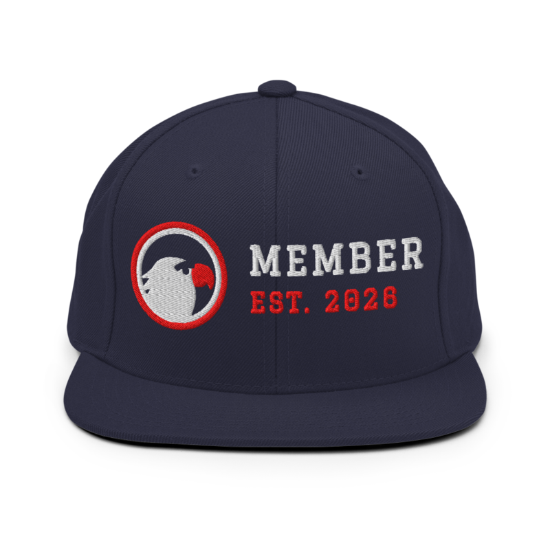 PatriotMurica Member Snapback in Navy