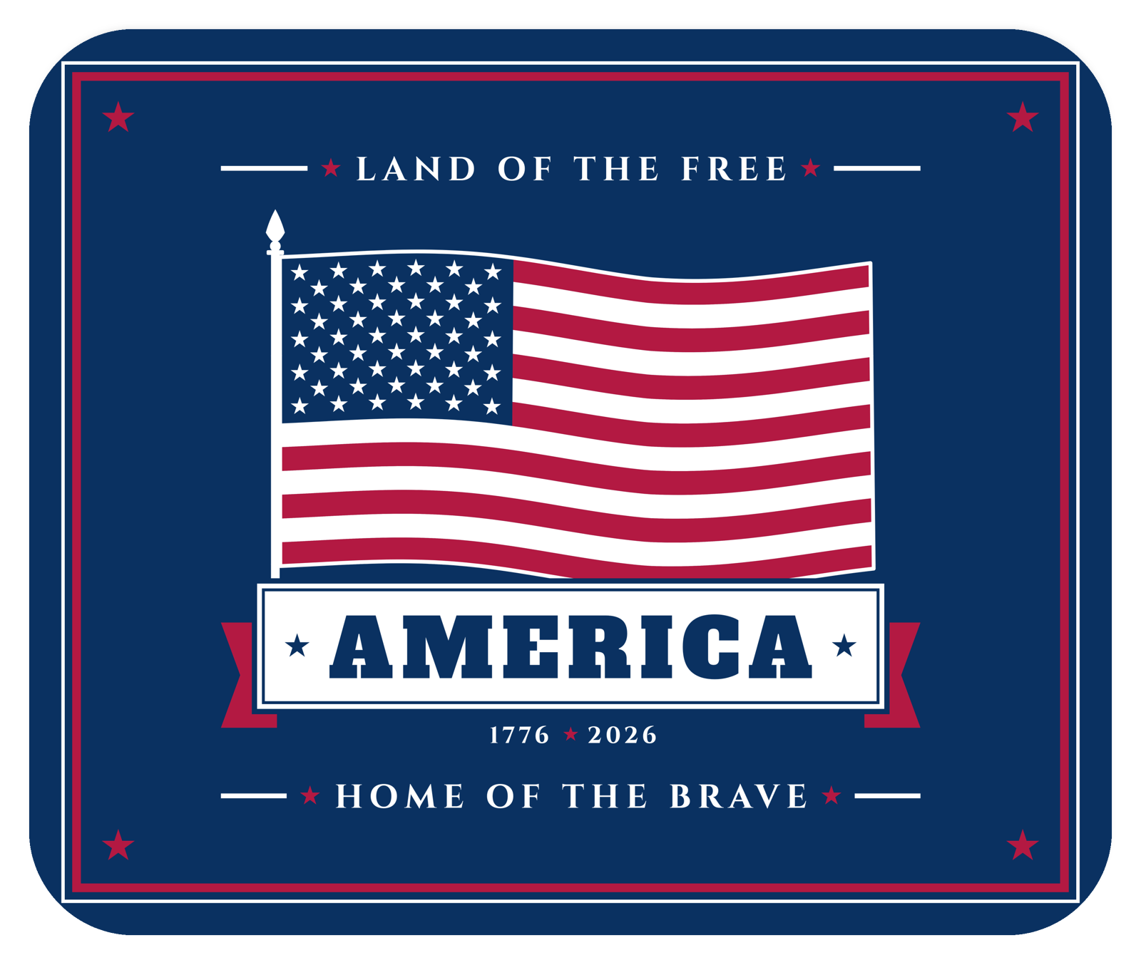 America Mouse Pad