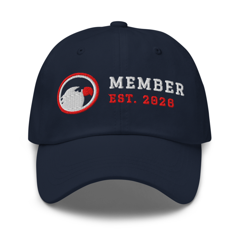 PatriotMurica Member Dad Hat in Navy