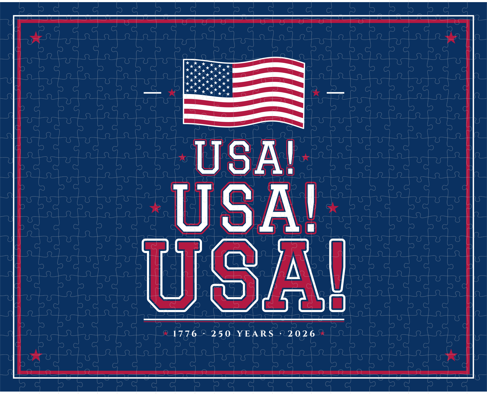 USA! USA! USA! 500-Piece Puzzle