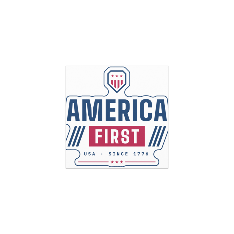 America First Car Magnet