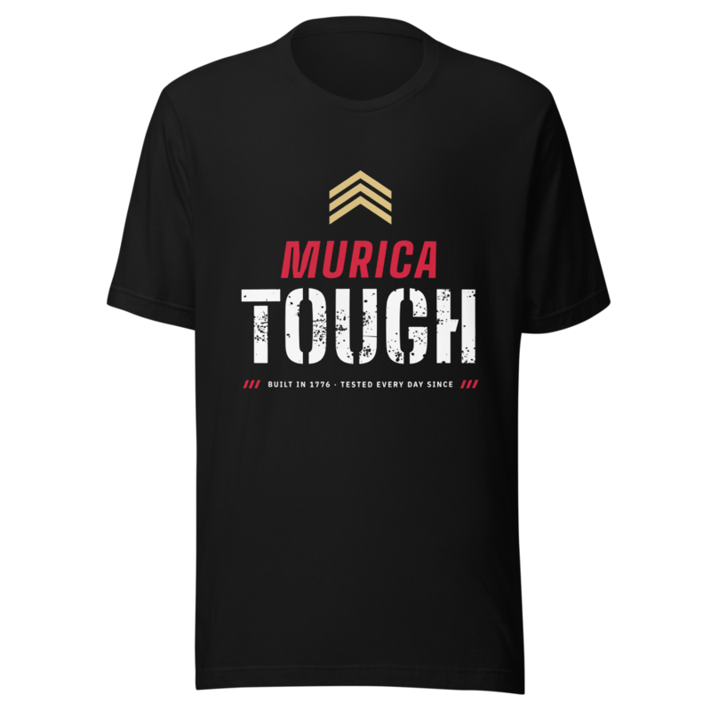 Murica Tough Tee in Black