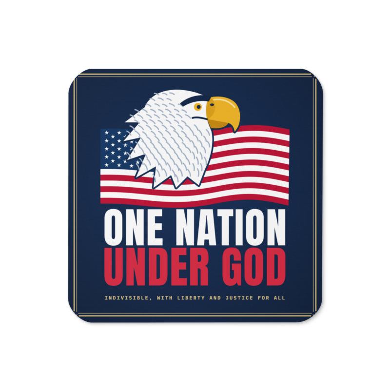 One Nation Under God Coaster