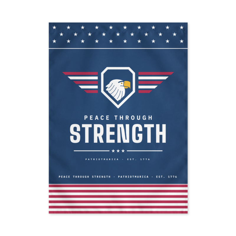 Peace Through Strength Flag