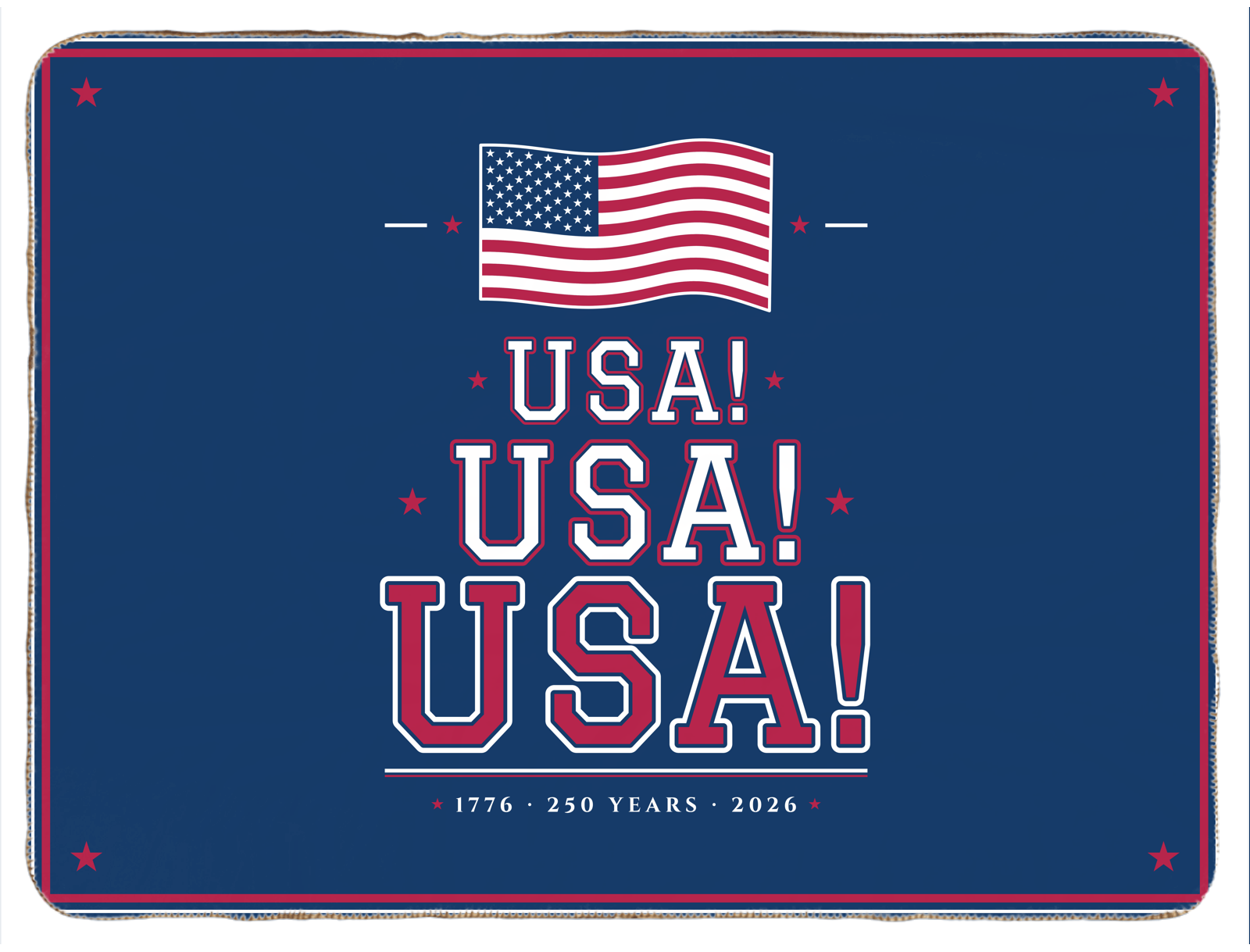USA! USA! USA! Baby Sherpa Blanket