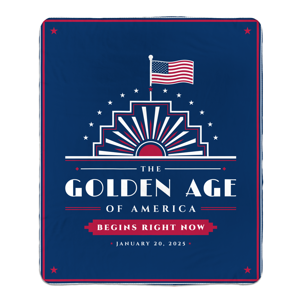 The Golden Age Sherpa Blanket
