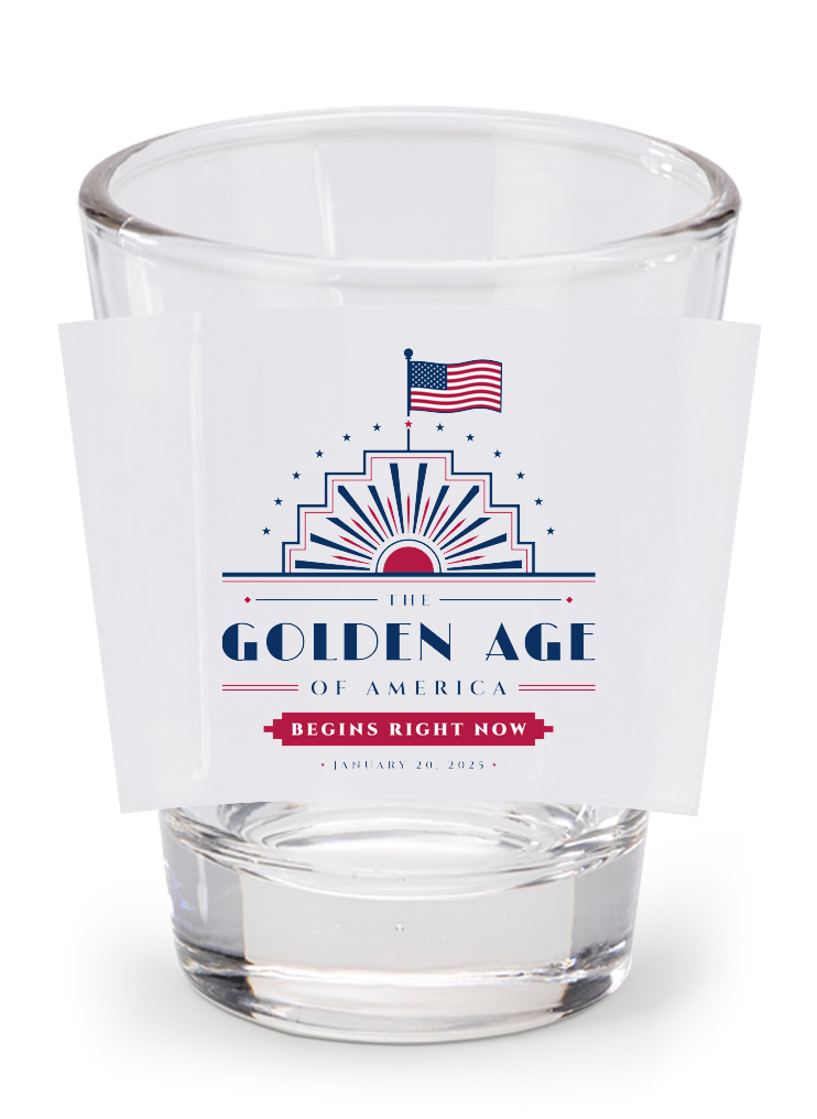 The Golden Age Shot Glass
