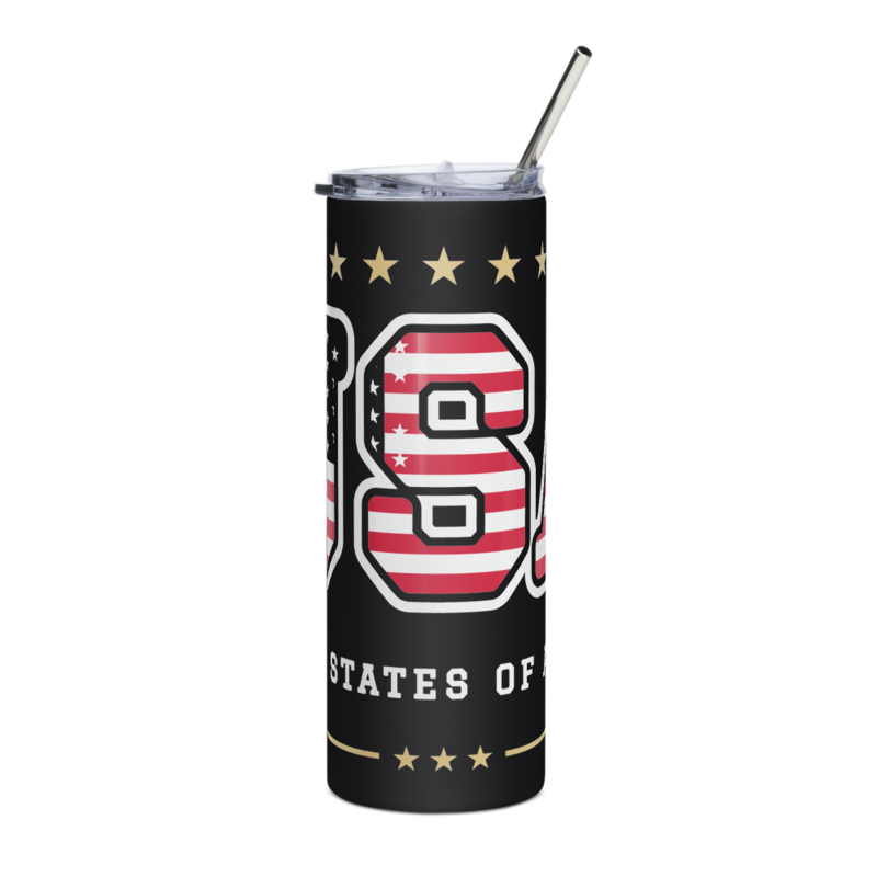 USA Tumbler in Black