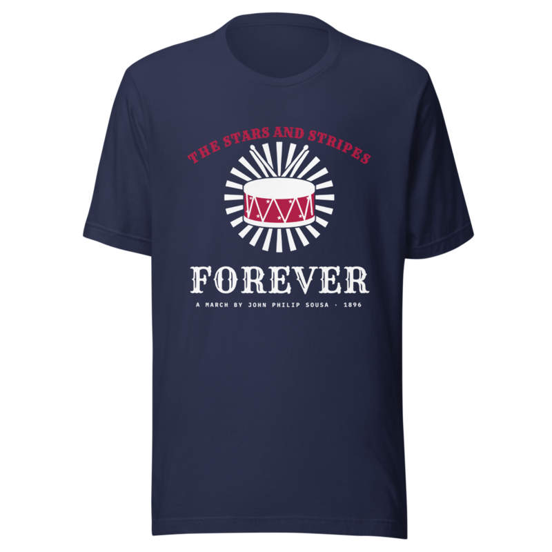 The Stars and Stripes Forever Tee in Navy