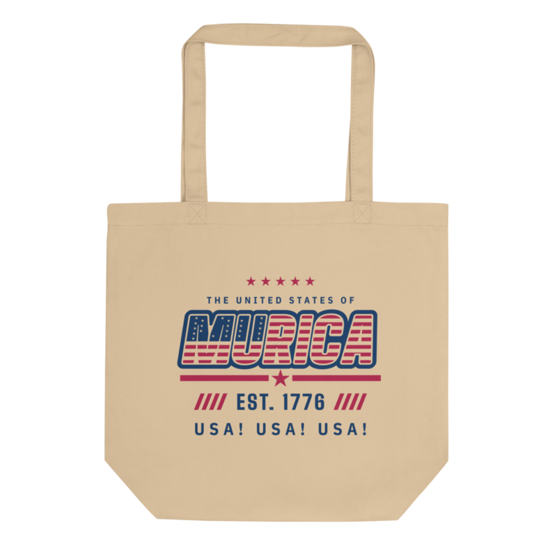 Murica Tote Bag in Oyster