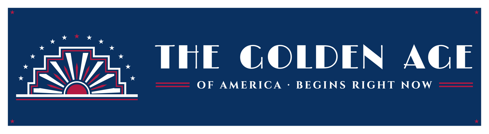 The Golden Age Car Magnet