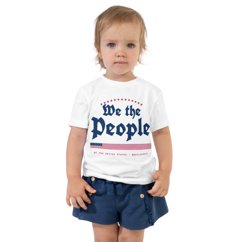 We the People Toddler Tee in White