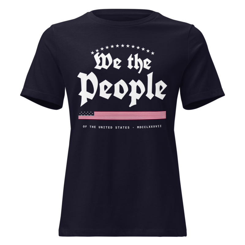 We the People Women’s Relaxed Tee in Navy