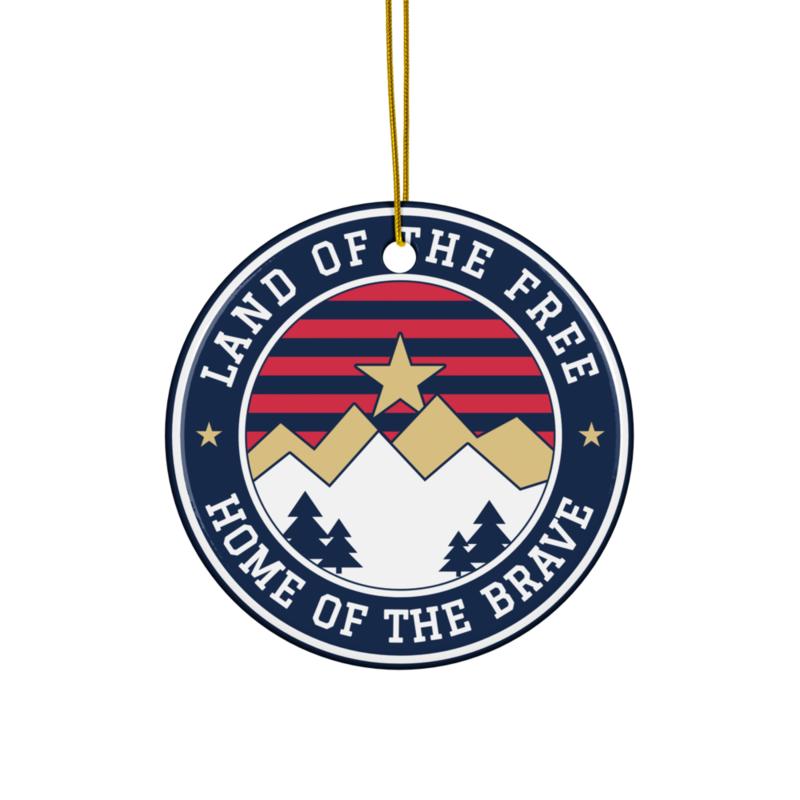 Land of the Free Ornament