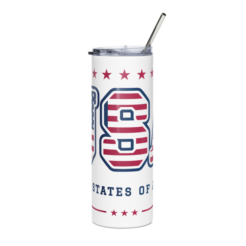 USA Tumbler in White