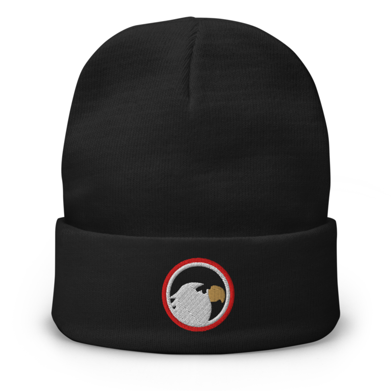 PatriotMurica Crest Beanie in Black