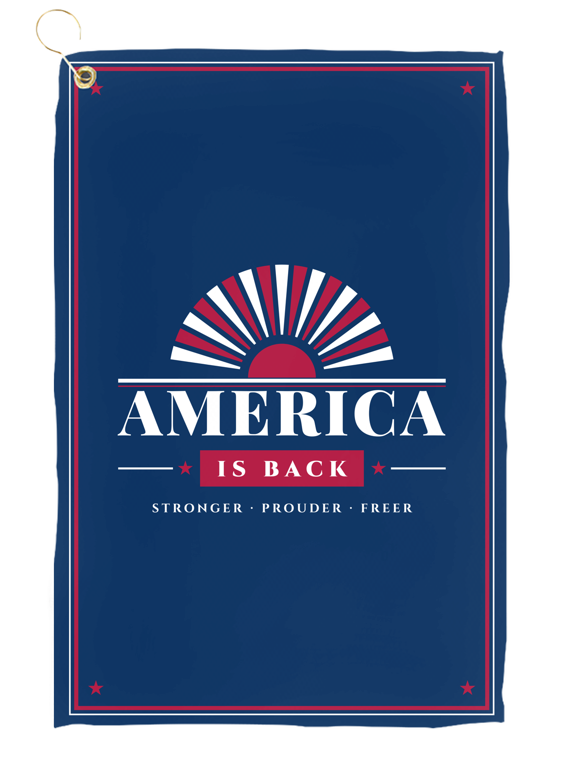 America Is Back Golf Towel