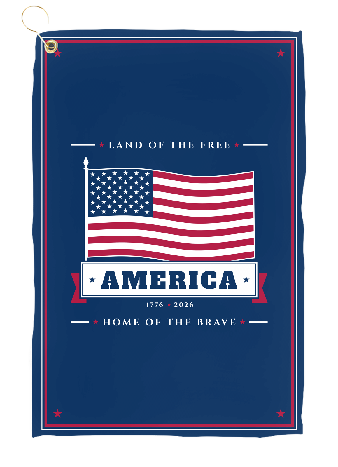 America Golf Towel