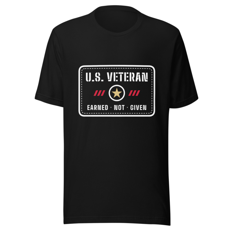 U.S. Veteran Tee in Black