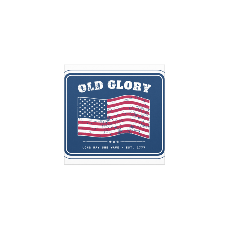 Old Glory Car Magnet