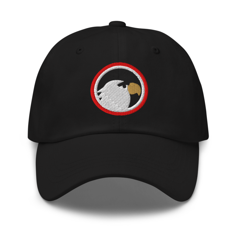PatriotMurica Crest Dad Hat in Black