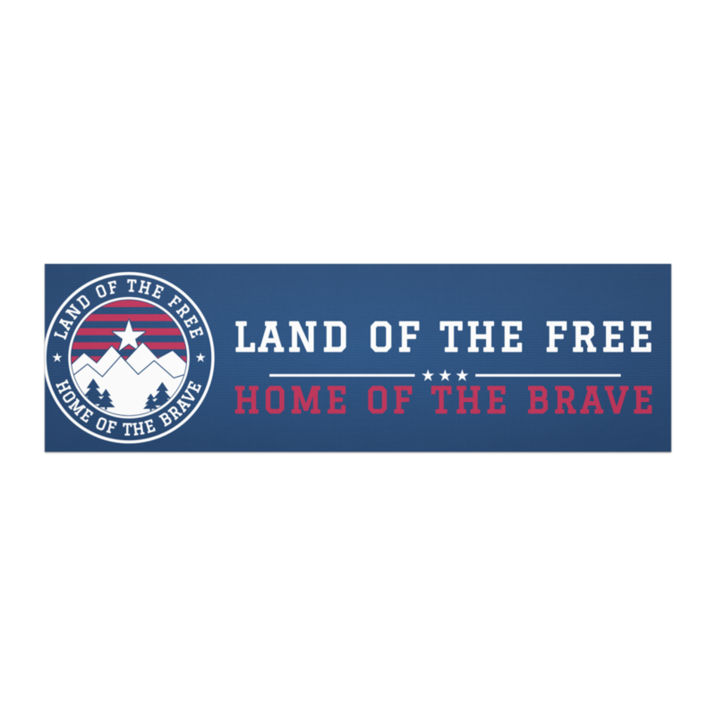 Land of the Free Bumper Magnet